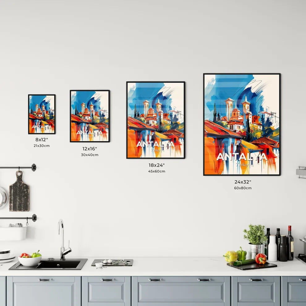 Vibrant Antalya, Turkey Kitchen Art