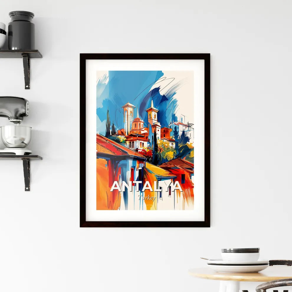 Vibrant Antalya, Turkey Framed Print