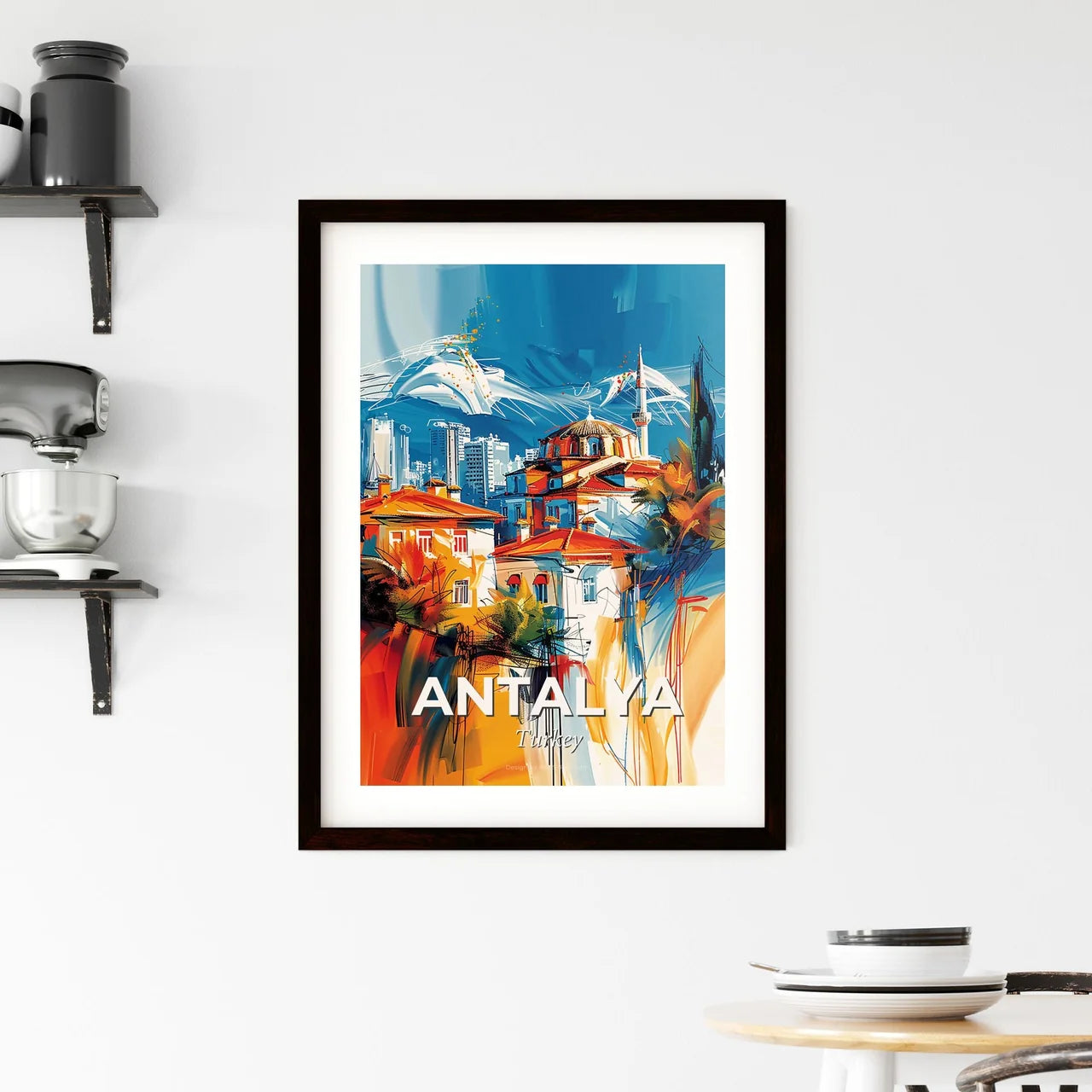 Vibrant Antalya, Turkey Framed Print