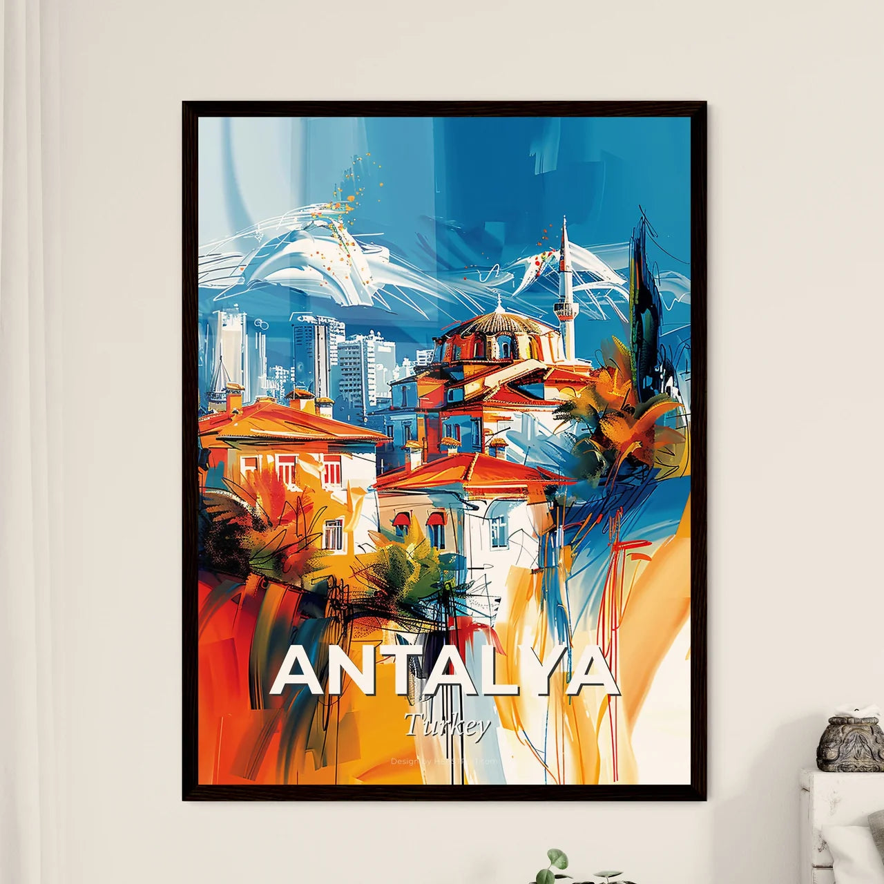 Vibrant Antalya, Turkey Art Print