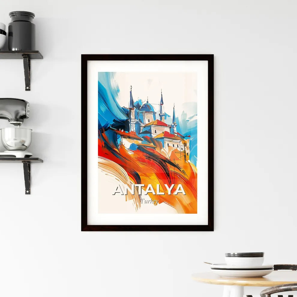 Vibrant Antalya, Turkey Framed Print