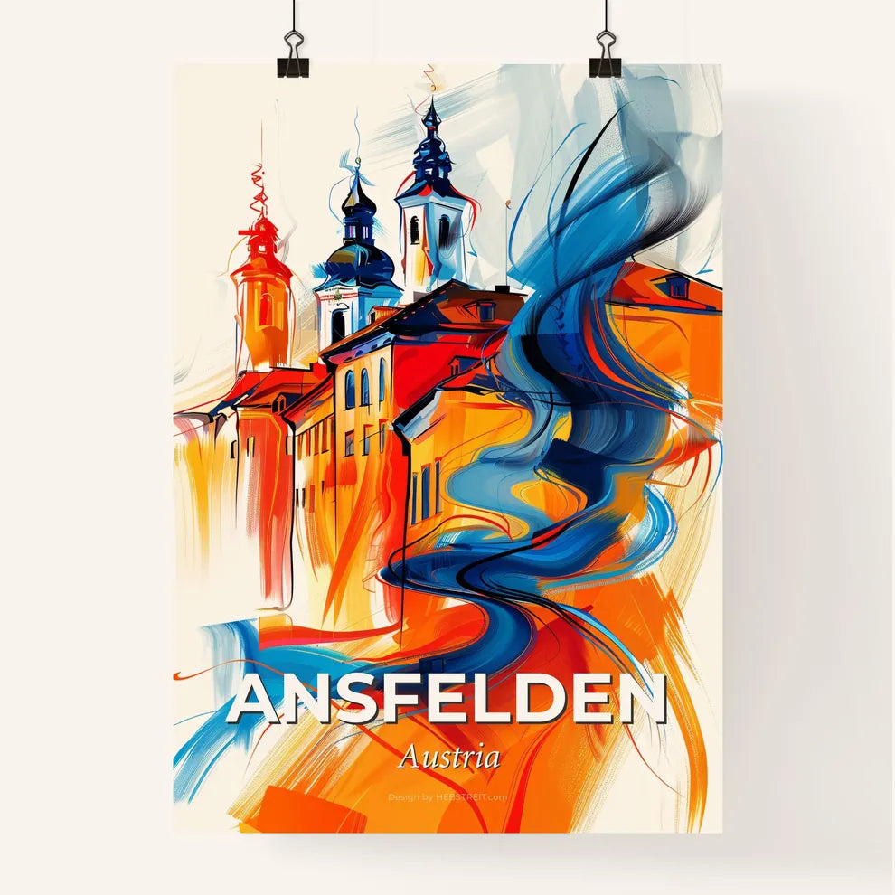 Vibrant Ansfelden, Austria Poster