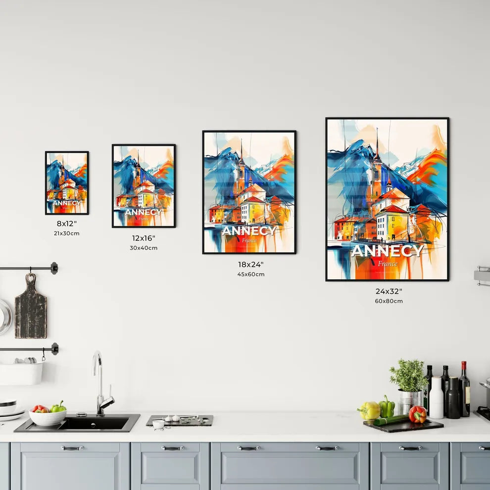 Vibrant Annecy, France Kitchen Art