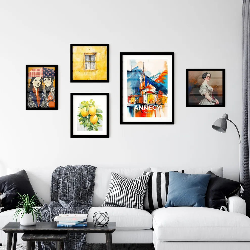 Vibrant Annecy, France Wall Art Collection