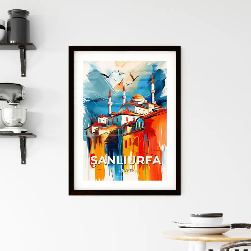 Vibrant Şanliurfa, Turkey Framed Print