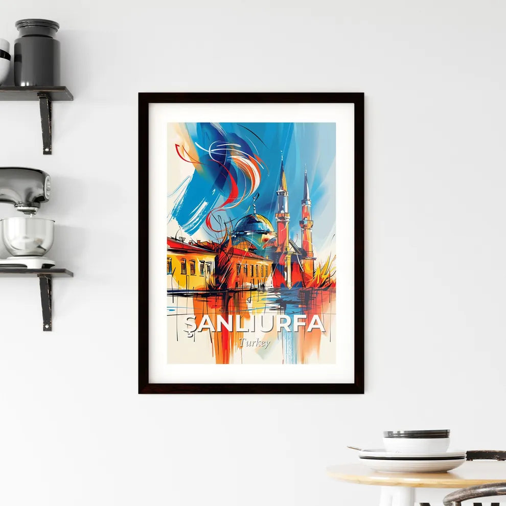 Vibrant Şanliurfa, Turkey Framed Print