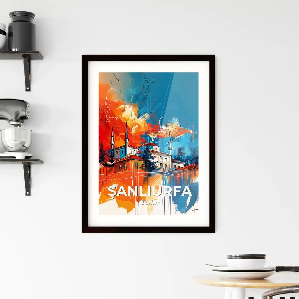 Vibrant Şanliurfa, Turkey Framed Print