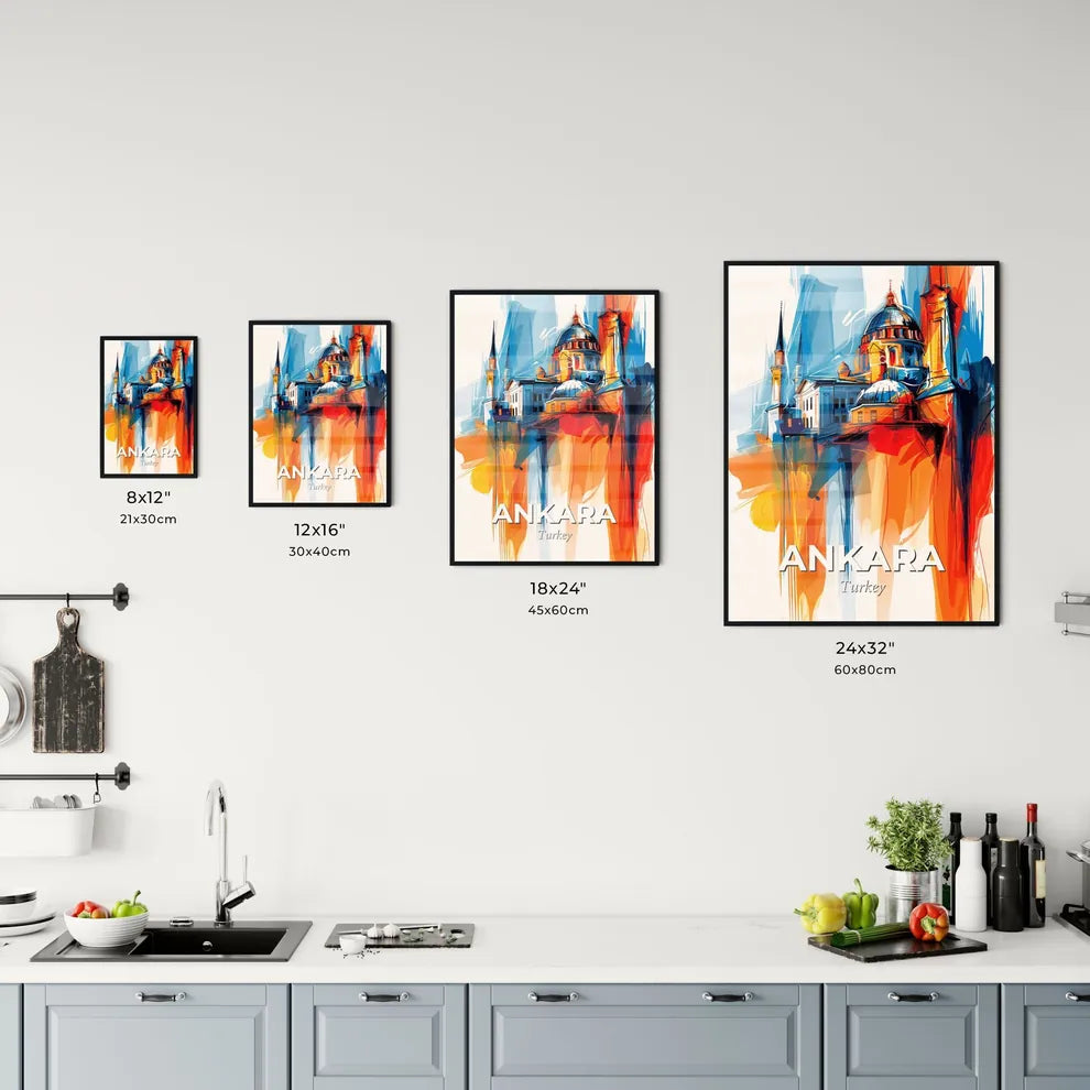Vibrant Ankara, Turkey Kitchen Art