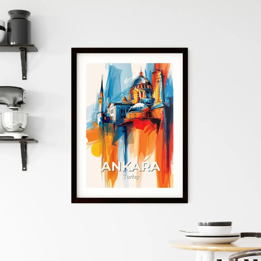 Vibrant Ankara, Turkey Framed Print