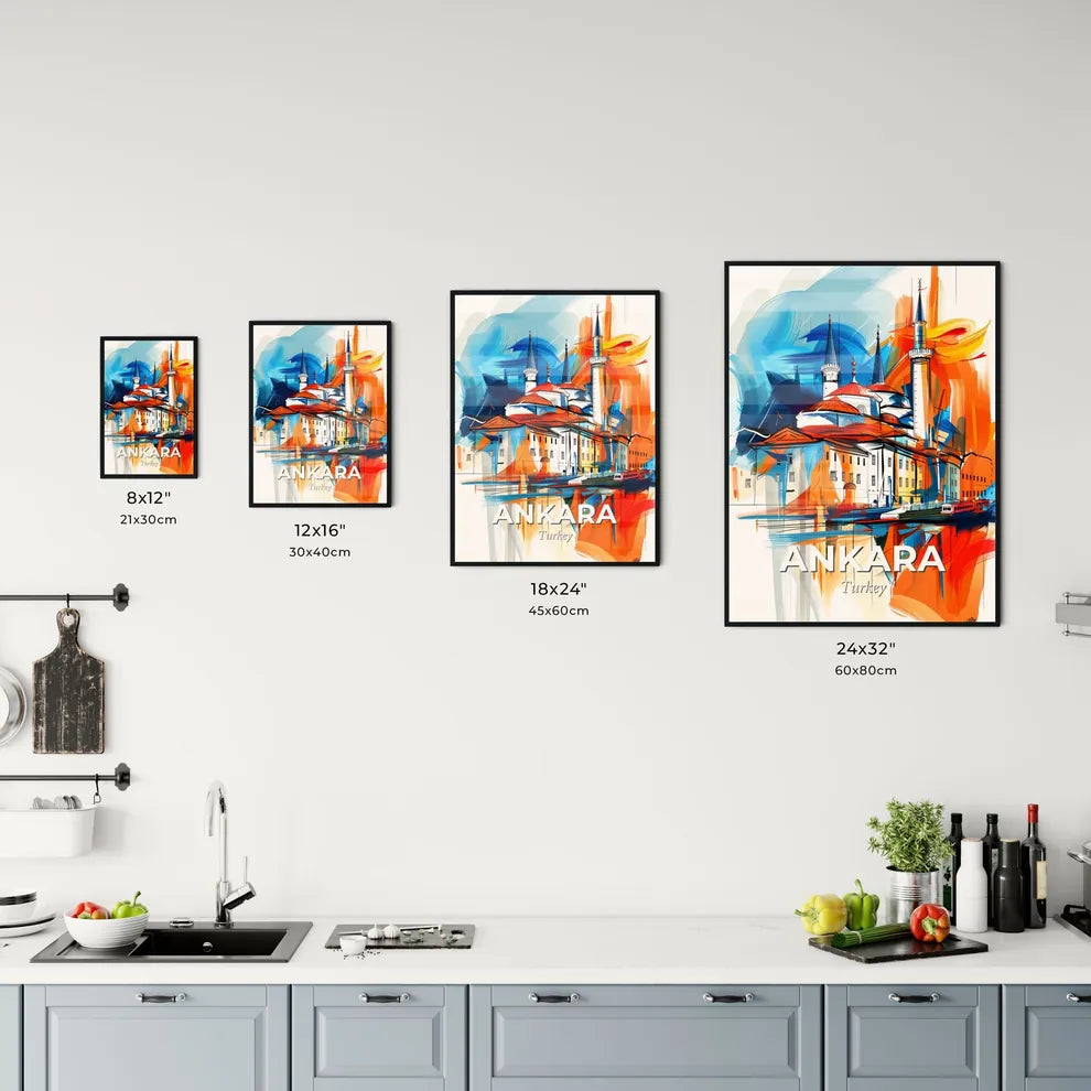 Vibrant Ankara, Turkey Kitchen Art