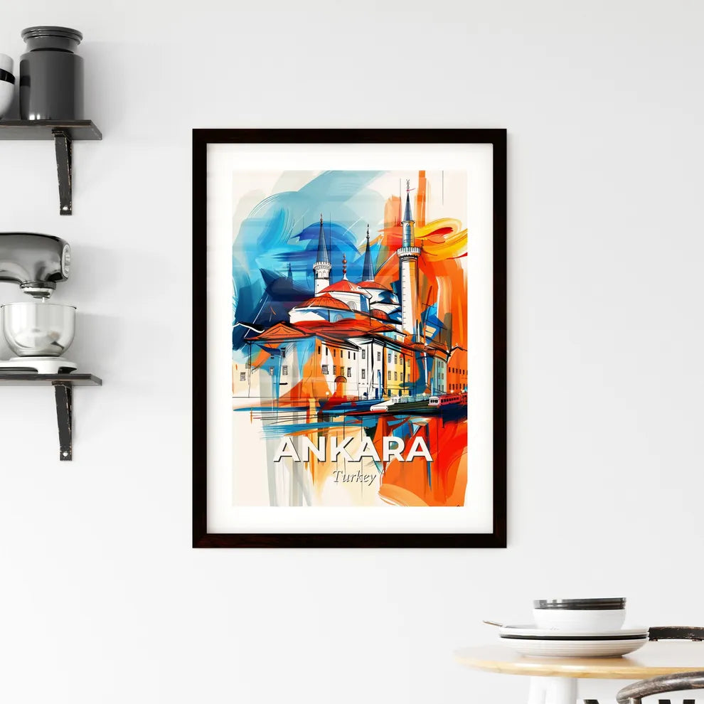 Vibrant Ankara, Turkey Framed Print