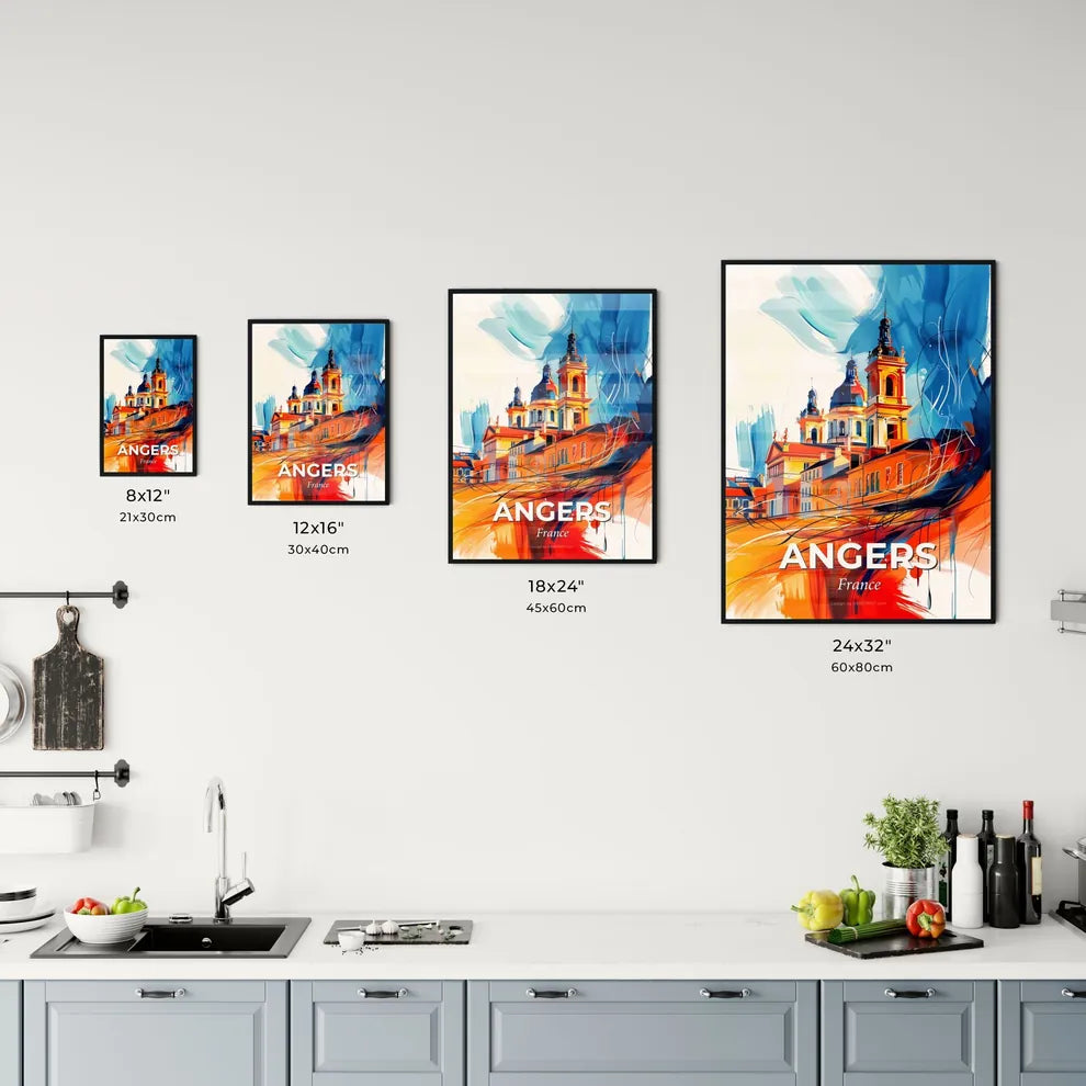 Vibrant Angers, France Kitchen Art