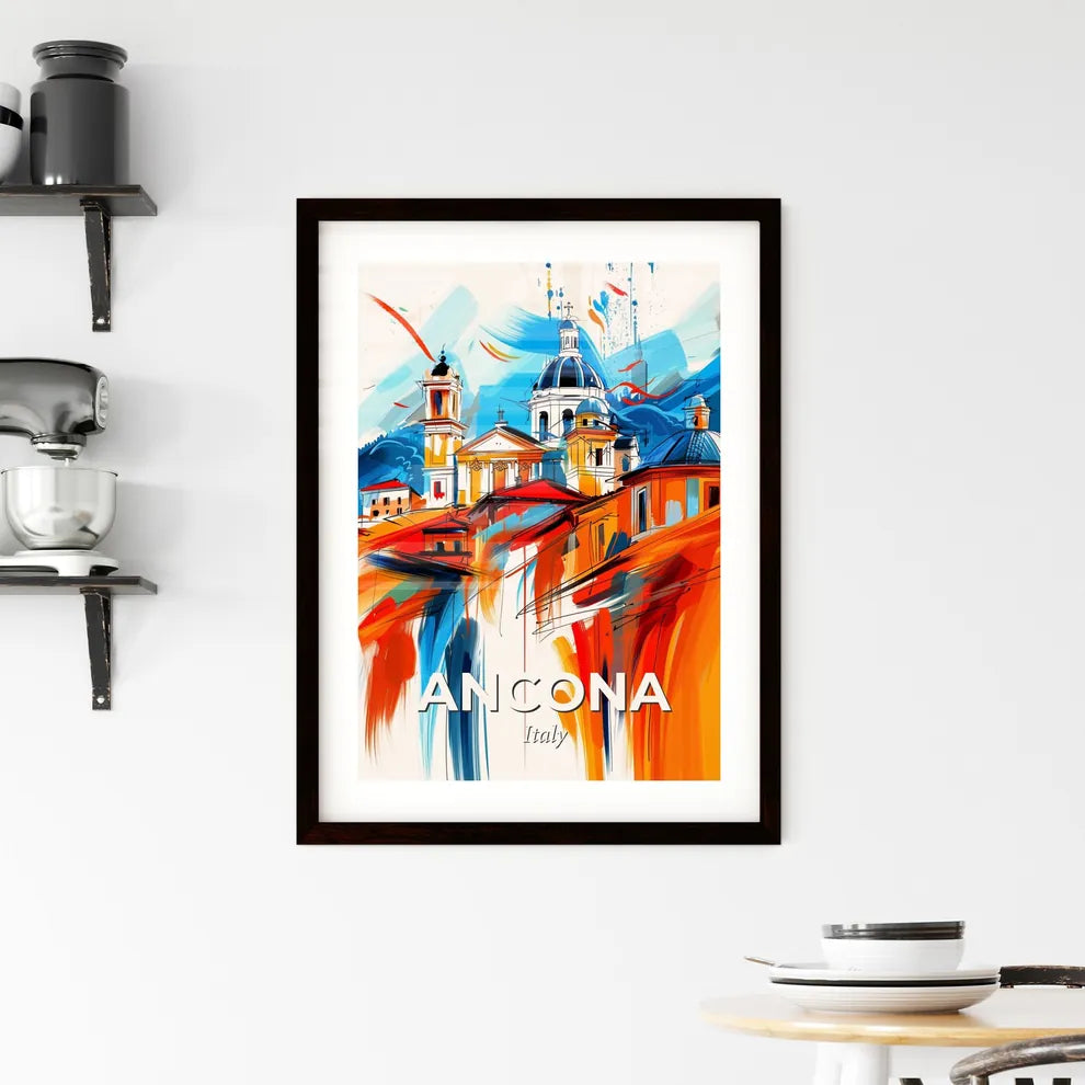 Vibrant Ancona, Italy Framed Print