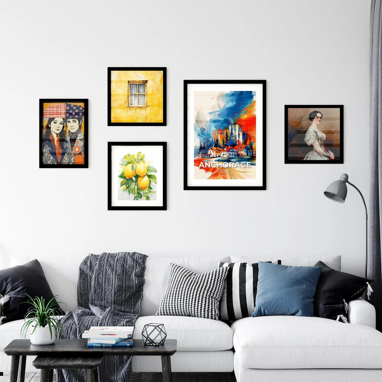Vibrant Anchorage, Alaska Wall Art Collection