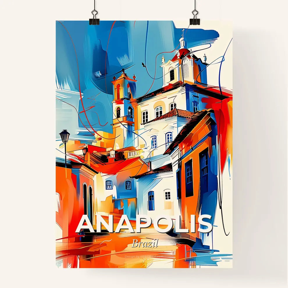 Vibrant Anapolis, Brazil Poster