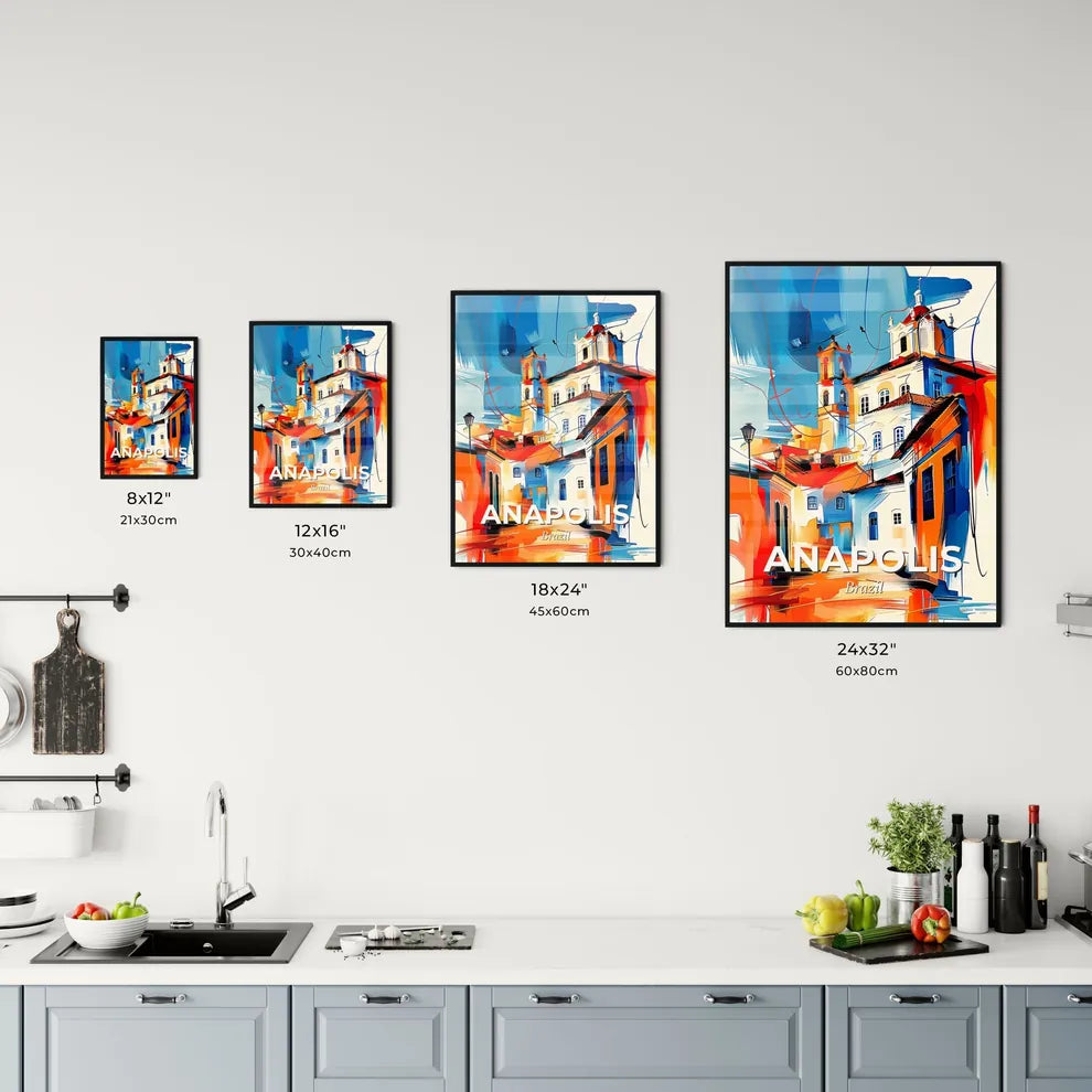Vibrant Anapolis, Brazil Kitchen Art