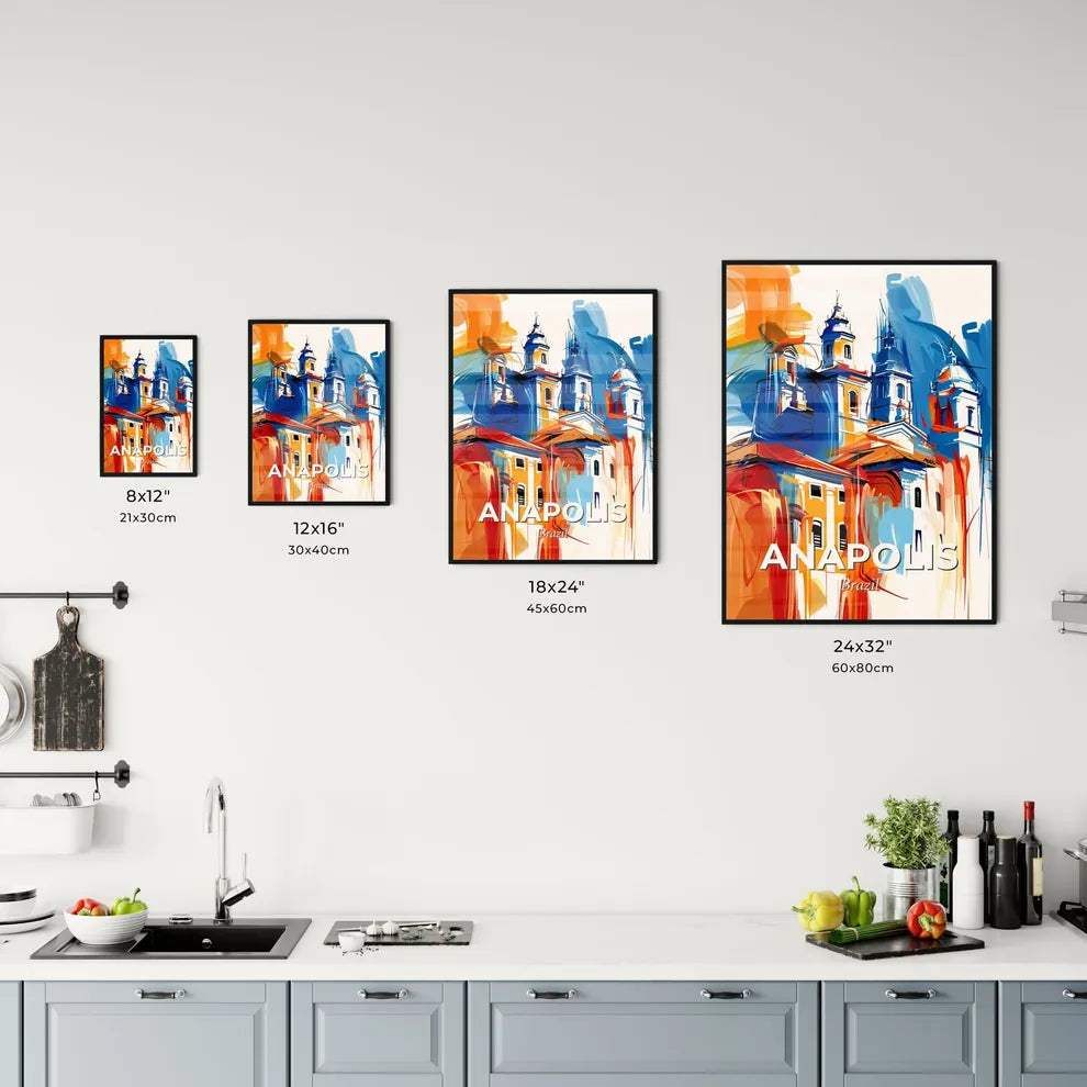 Vibrant Anapolis, Brazil Kitchen Art