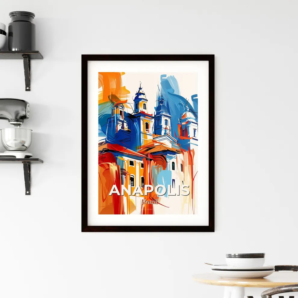 Vibrant Anapolis, Brazil Framed Print