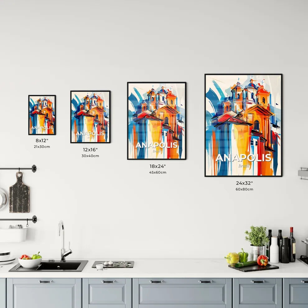 Vibrant Anapolis, Brazil Kitchen Art