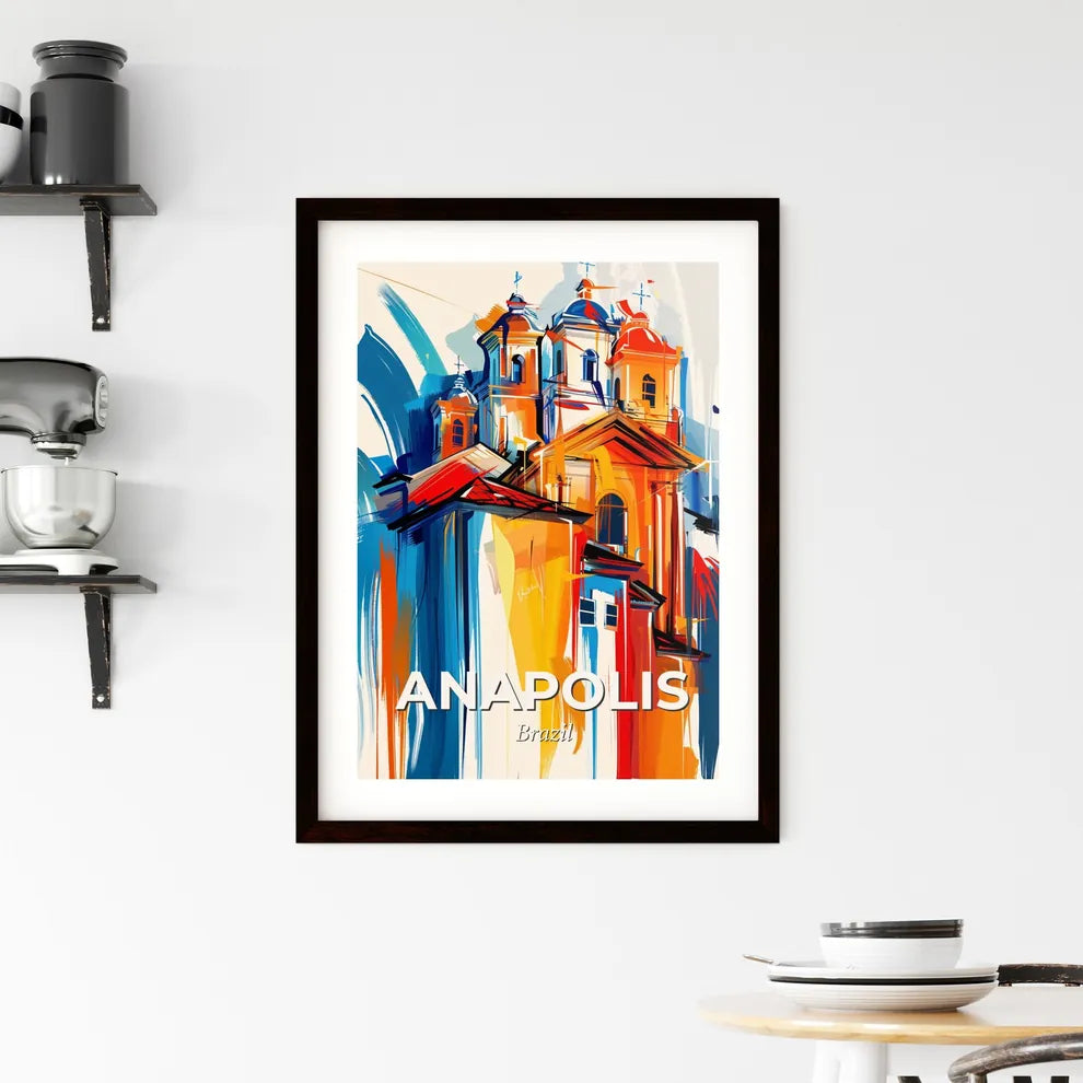 Vibrant Anapolis, Brazil Framed Print
