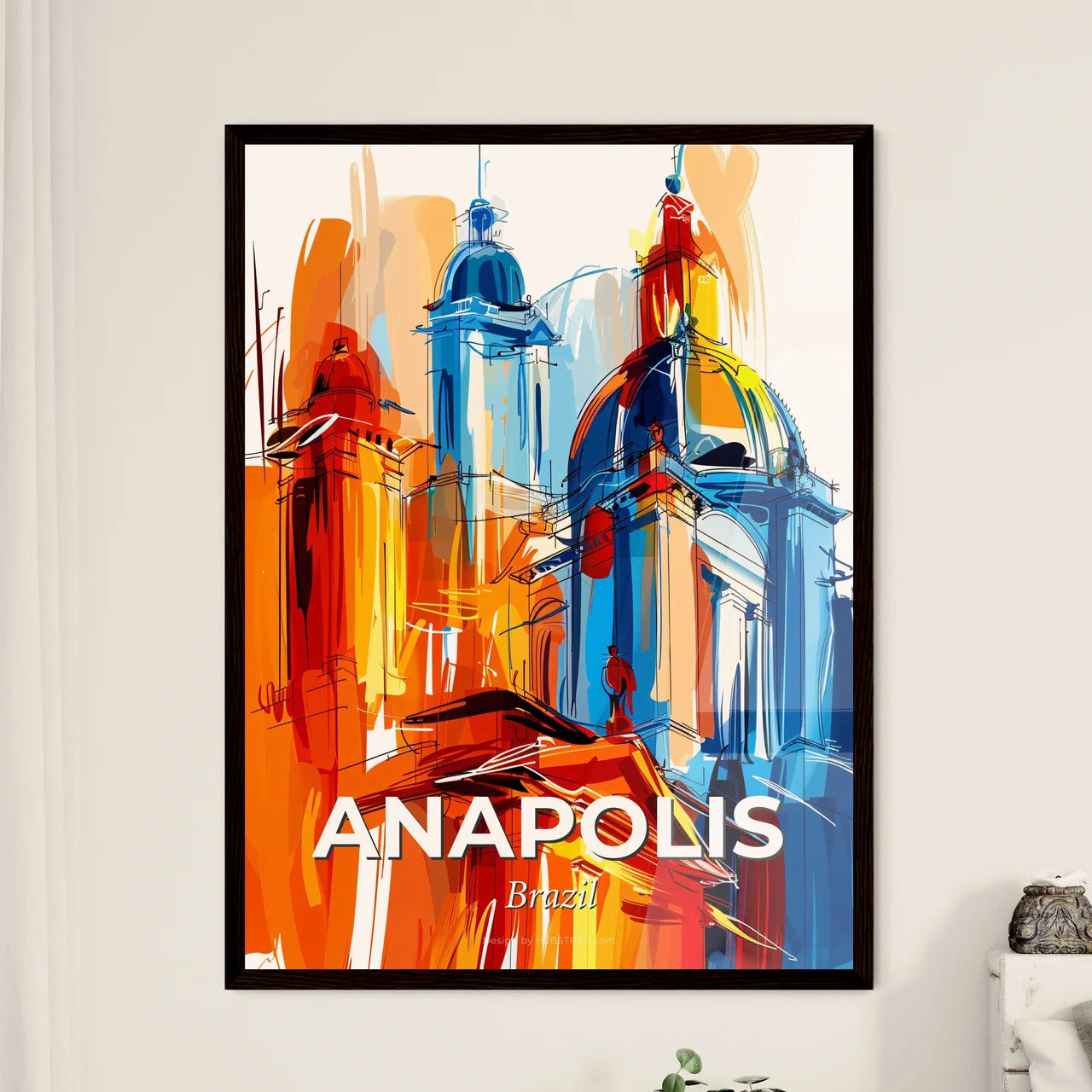 Vibrant Anapolis, Brazil Art Print