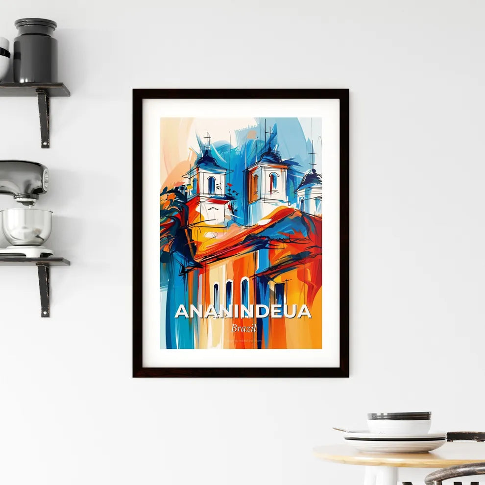 Vibrant Ananindeua, Brazil Framed Print