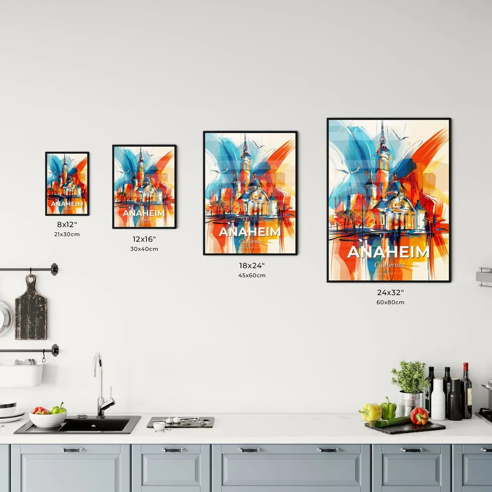 Vibrant Anaheim, California Kitchen Art
