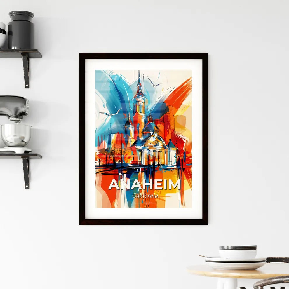 Vibrant Anaheim, California Framed Print