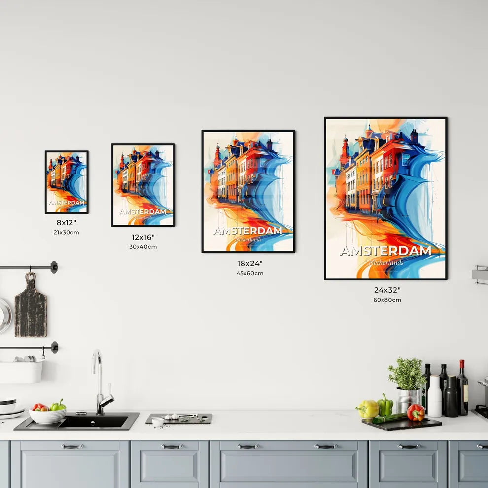 Vibrant Amsterdam, Netherlands Kitchen Art