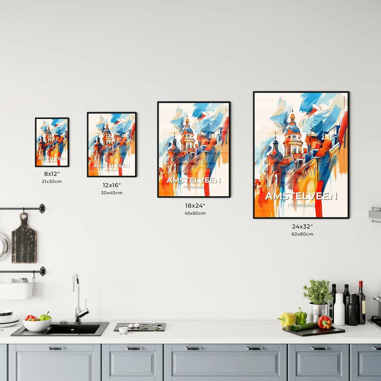 Vibrant Amstelveen, Netherlands Kitchen Art