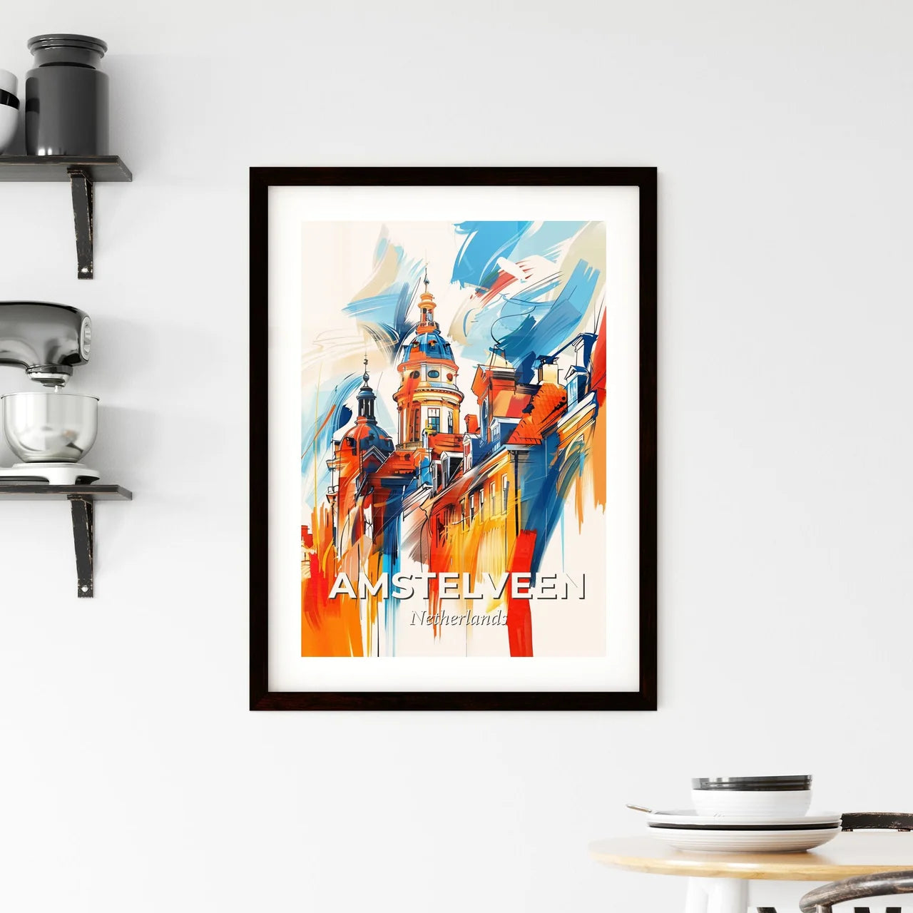 Vibrant Amstelveen, Netherlands Framed Print
