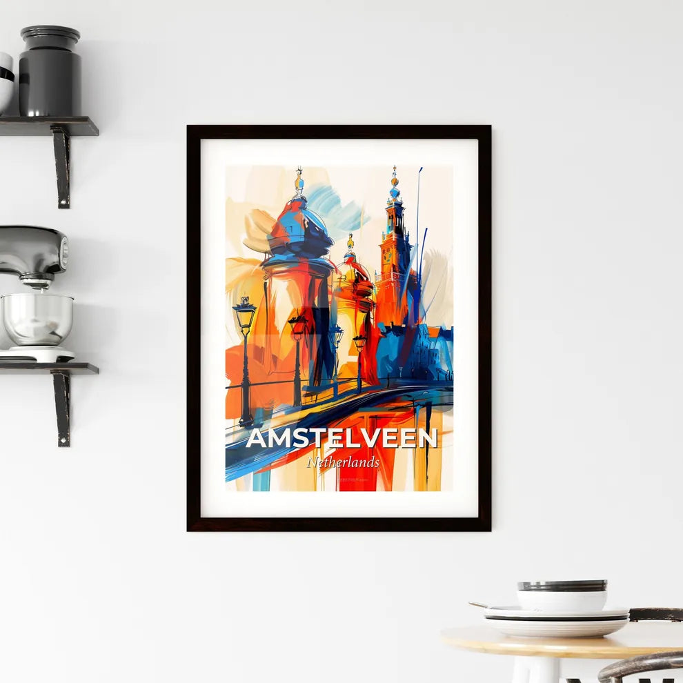 Vibrant Amstelveen, Netherlands Framed Print