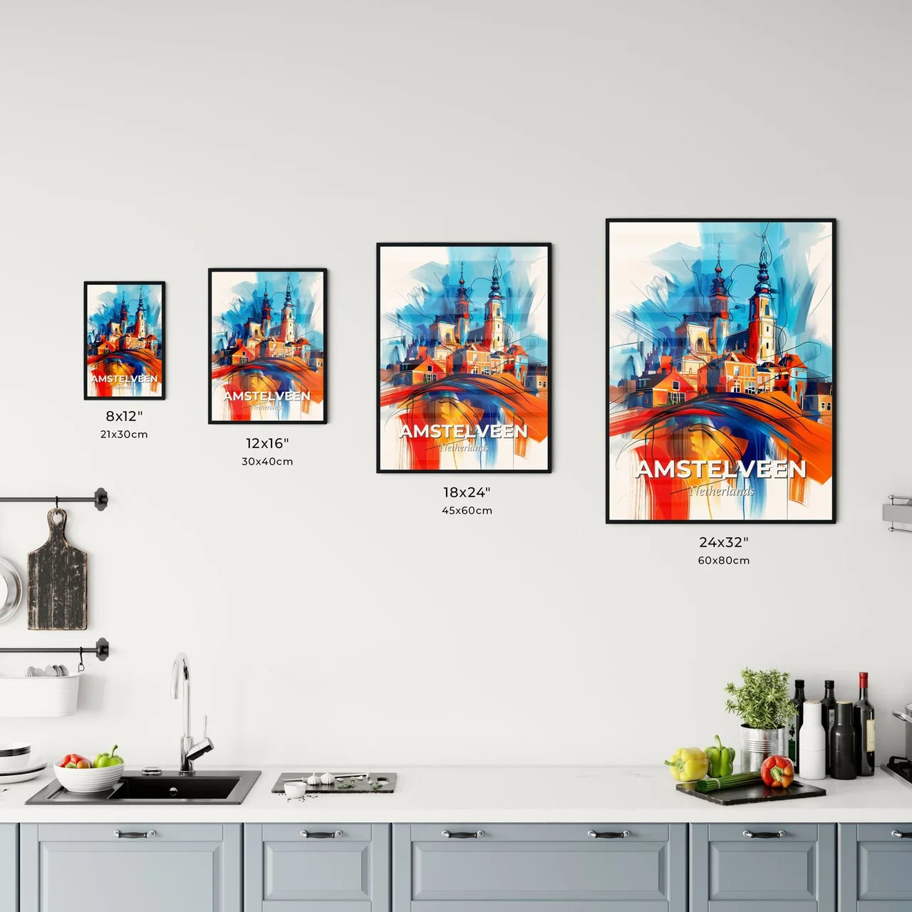 Vibrant Amstelveen, Netherlands Kitchen Art