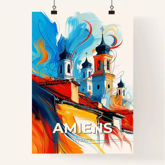 Vibrant Amiens, France Poster