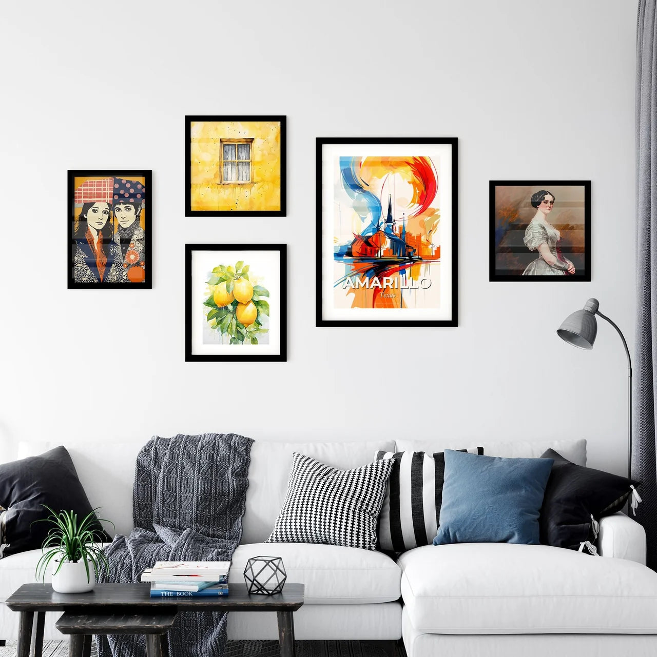 Vibrant Amarillo, Texas Wall Art Collection