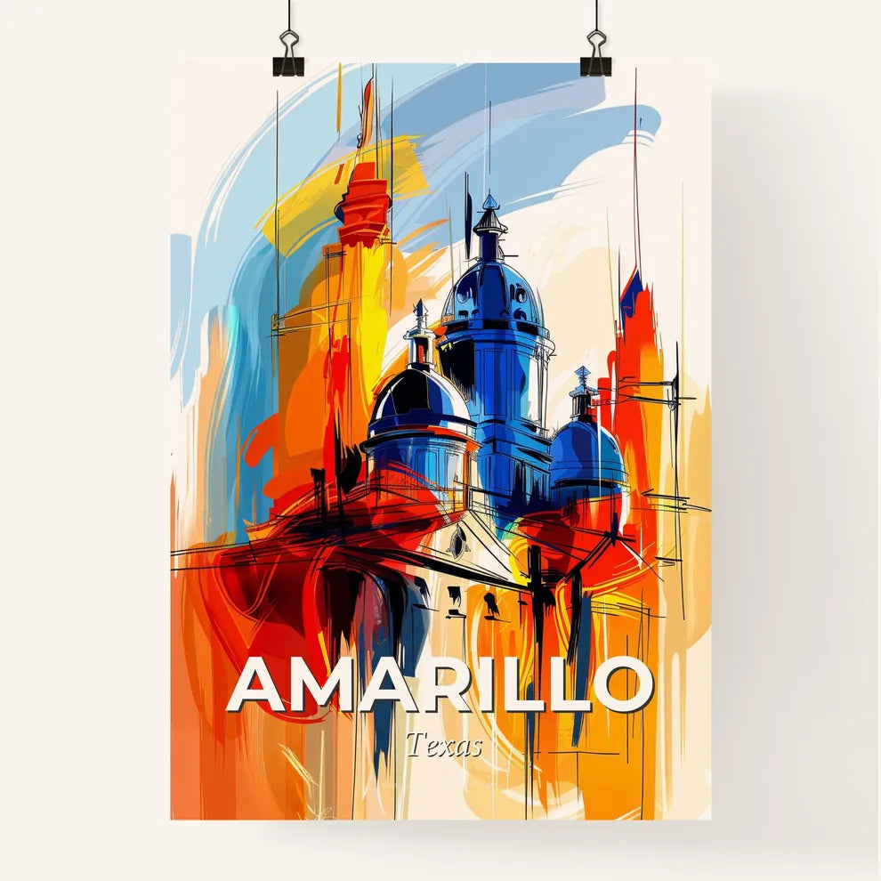Vibrant Amarillo, Texas Poster