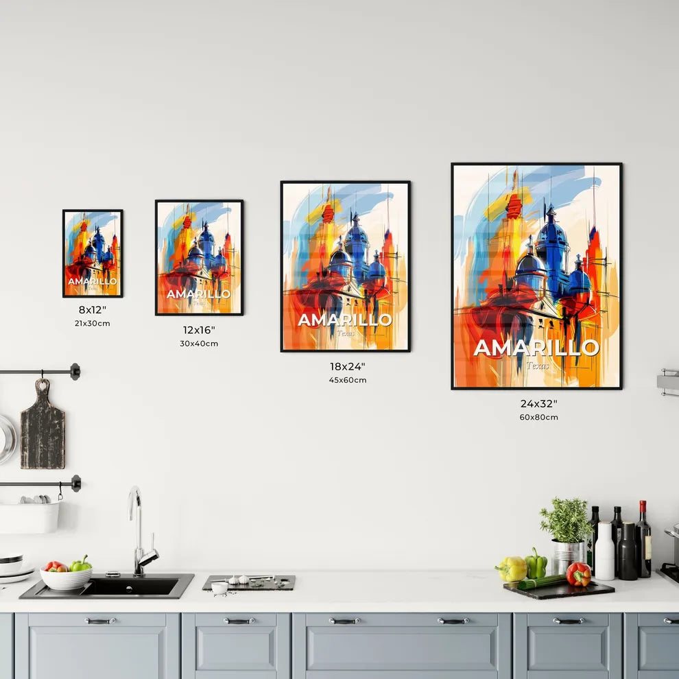 Vibrant Amarillo, Texas Kitchen Art