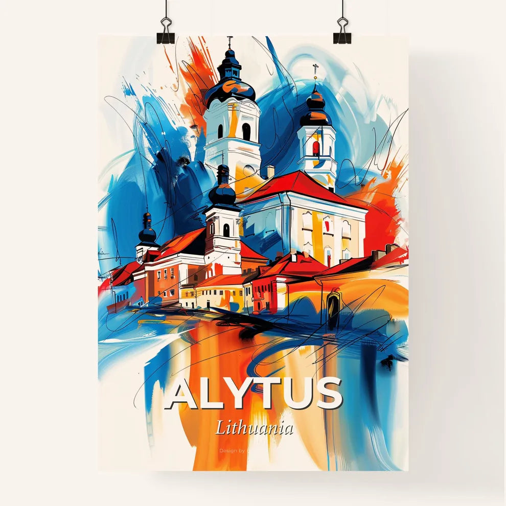 Vibrant Alytus, Lithuania Poster