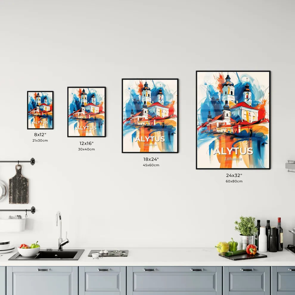 Vibrant Alytus, Lithuania Kitchen Art