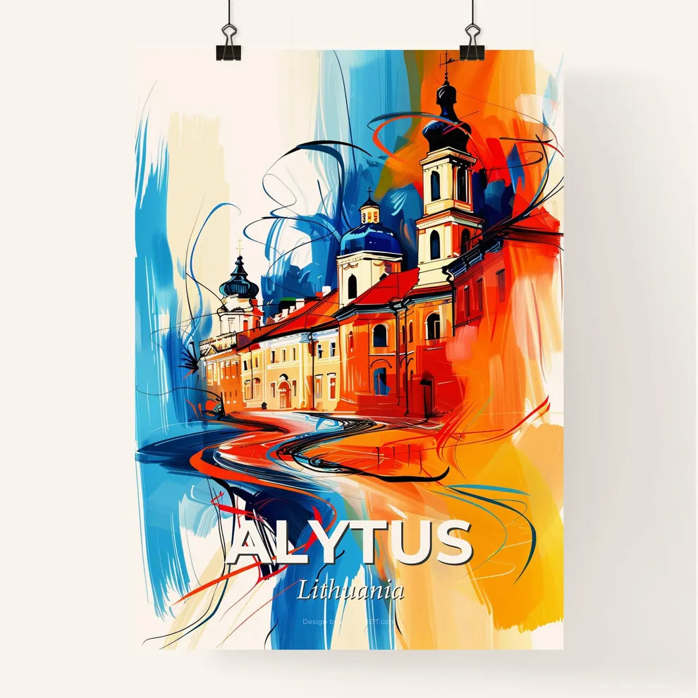Vibrant Alytus, Lithuania Poster