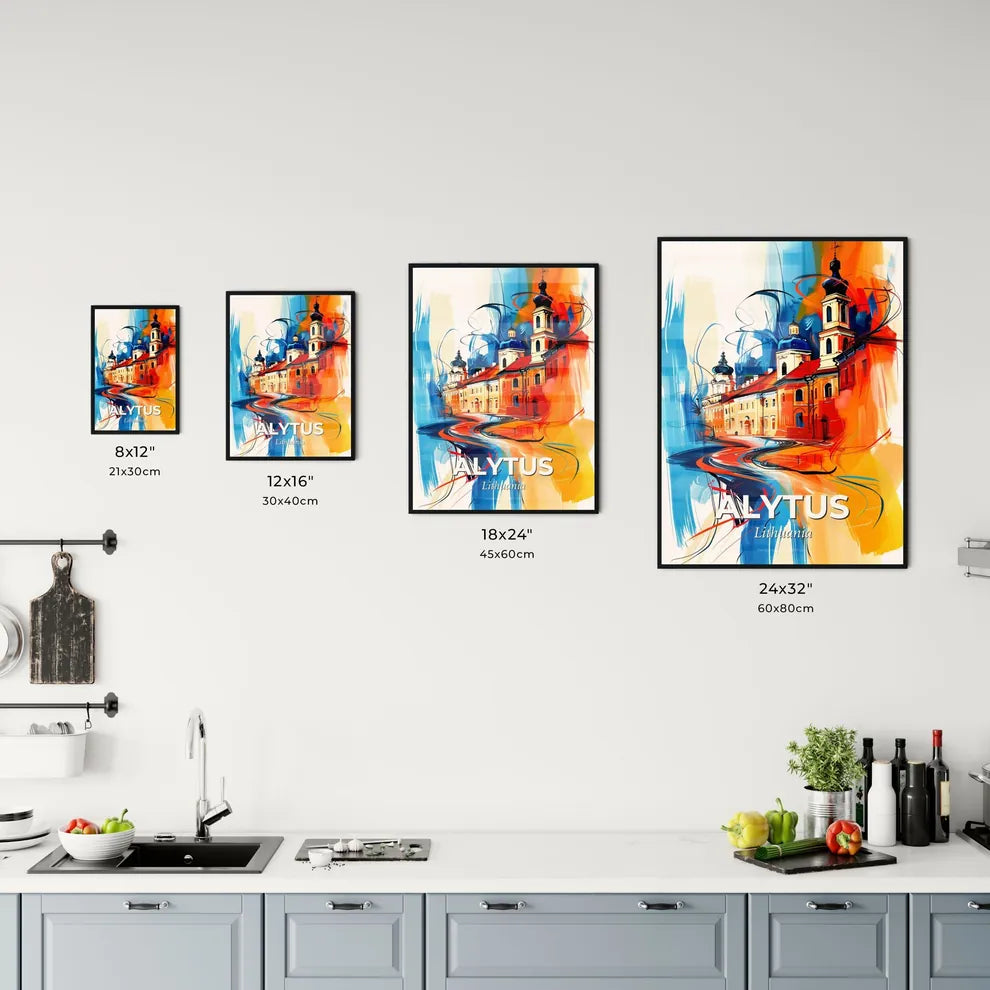 Vibrant Alytus, Lithuania Kitchen Art