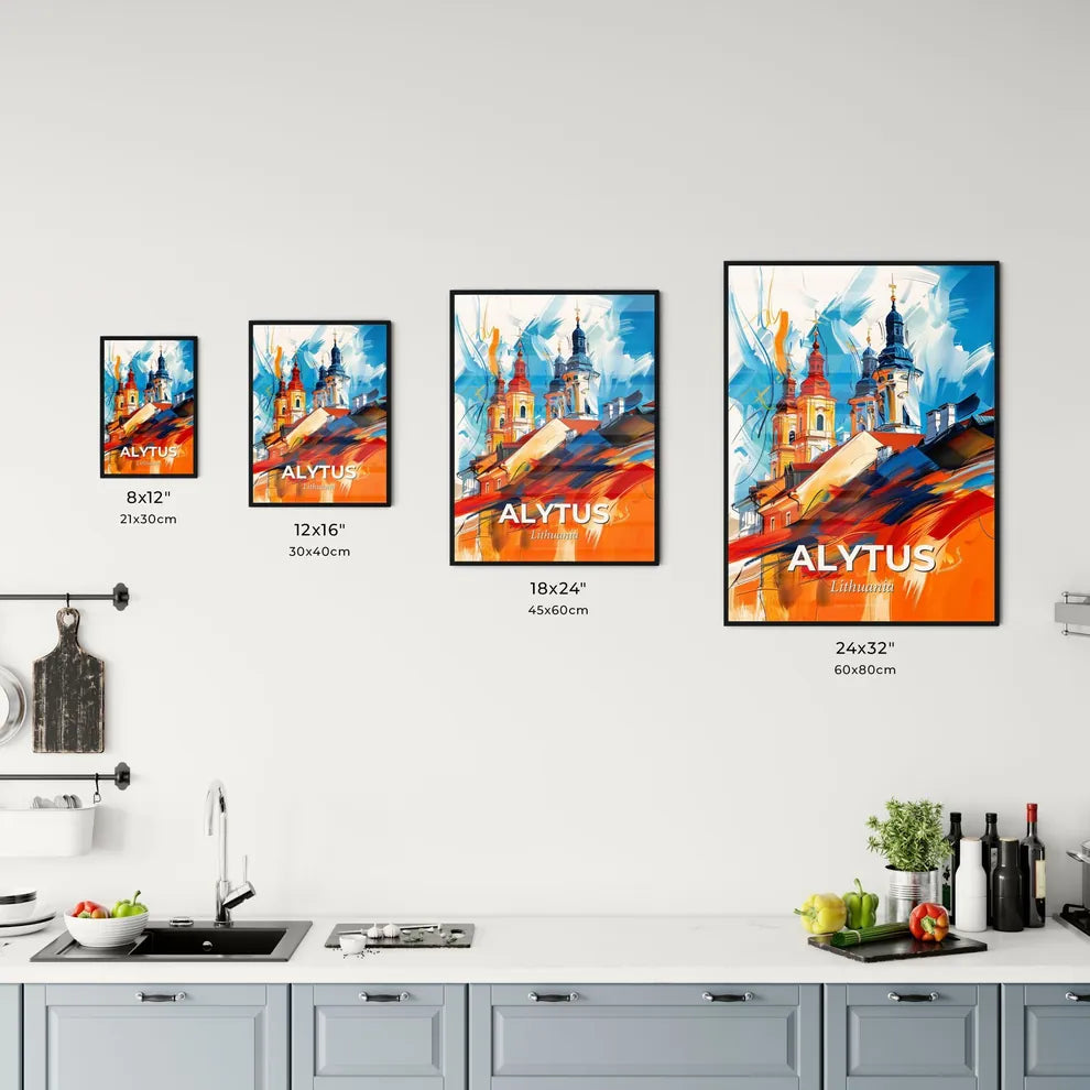Vibrant Alytus, Lithuania Kitchen Art