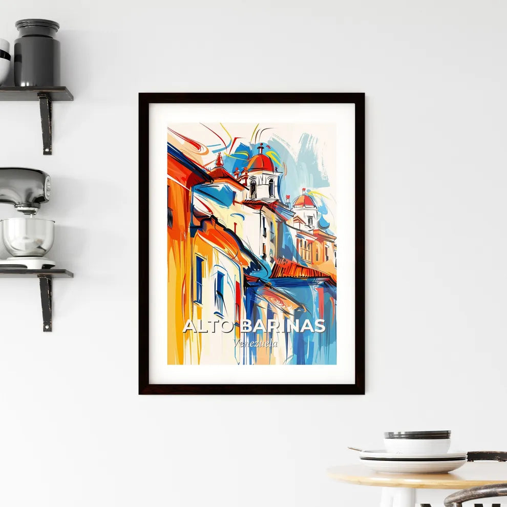 Vibrant Alto Barinas, Venezuela Framed Print