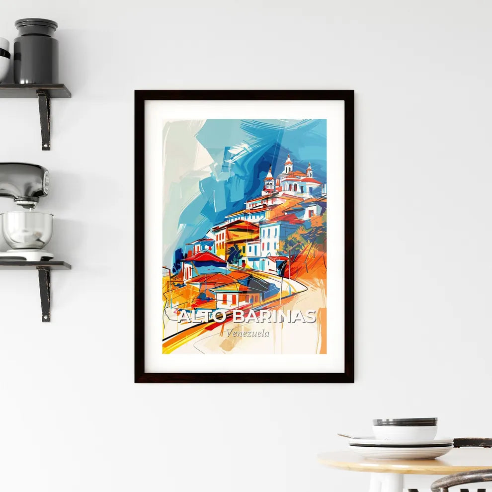 Vibrant Alto Barinas, Venezuela Framed Print