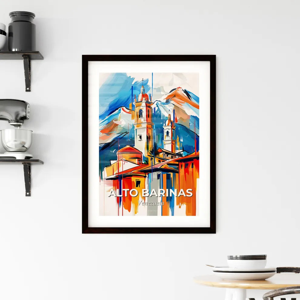 Vibrant Alto Barinas, Venezuela Framed Print