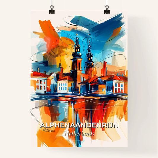 Vibrant Alphenaandenrijn, Netherlands Poster