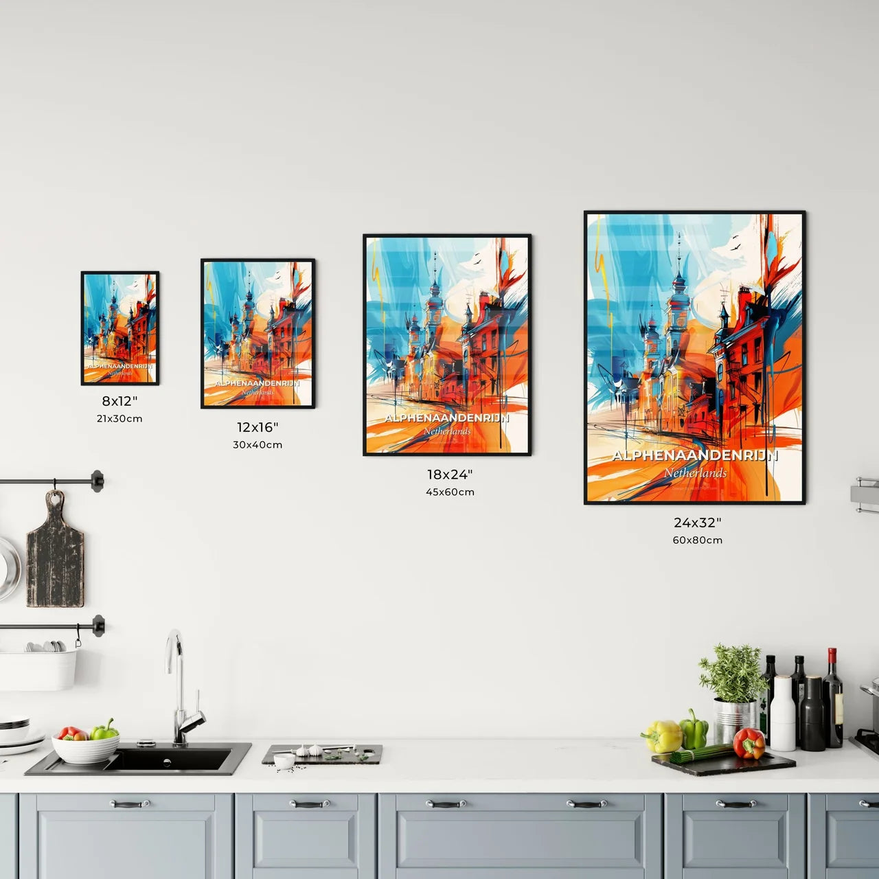 Vibrant Alphenaandenrijn, Netherlands Kitchen Art
