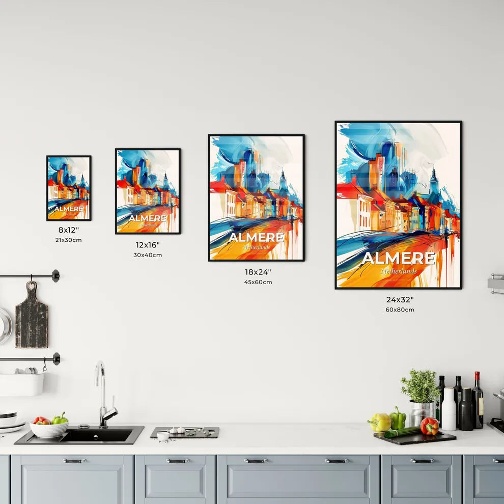 Vibrant Almere, Netherlands Kitchen Art