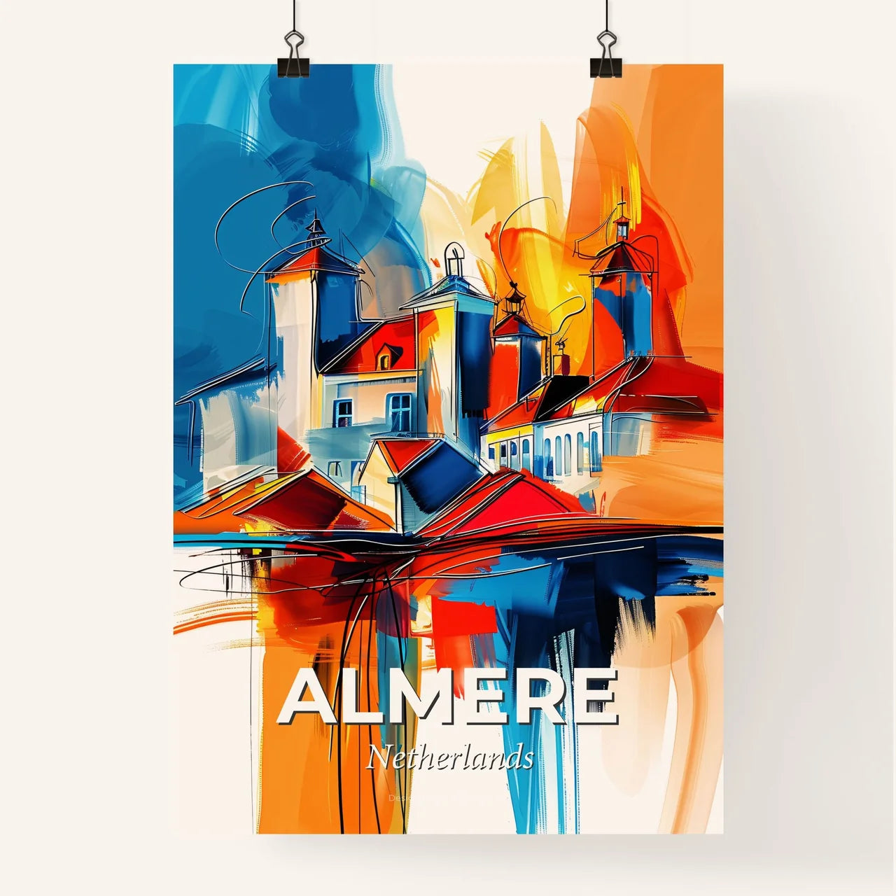 Vibrant Almere, Netherlands Poster