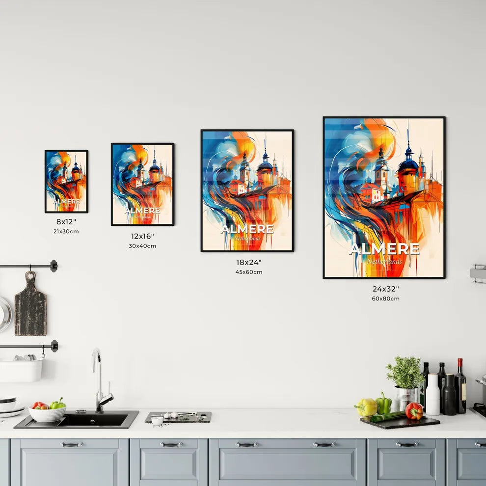 Vibrant Almere, Netherlands Kitchen Art